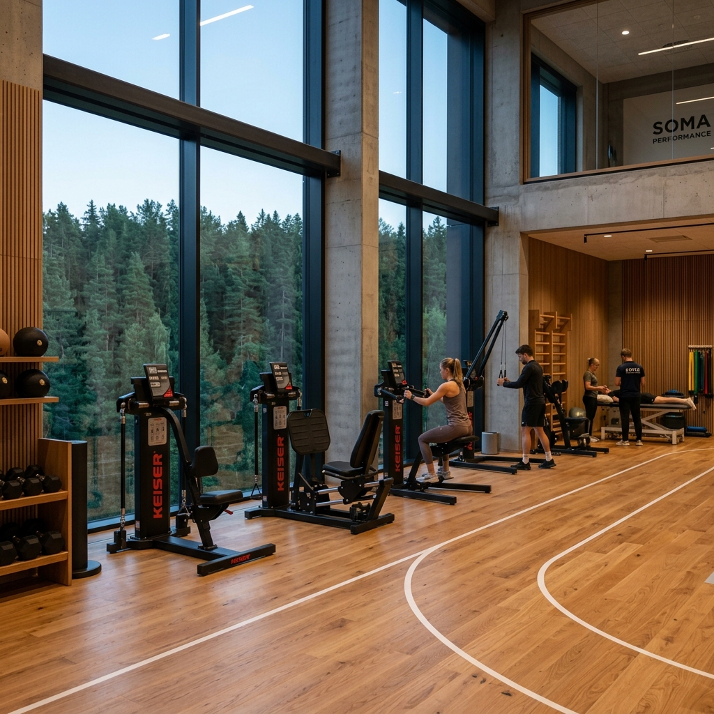 Magnat Center gym og treningslokaler